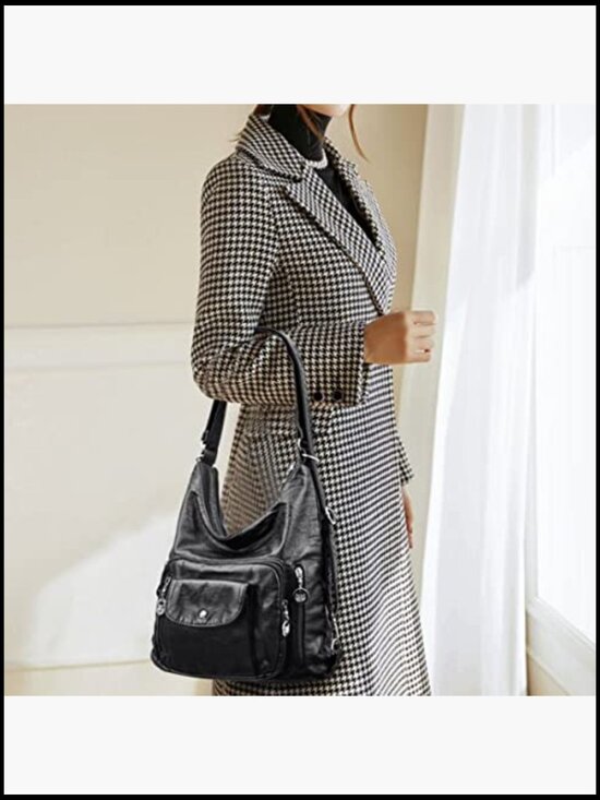 Convertible Backpack Purse Women PU Leather Hobo Tote Satchel Shoulder Bag main image 7